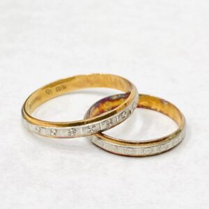 K18/Pt900 コンビ ペアリング